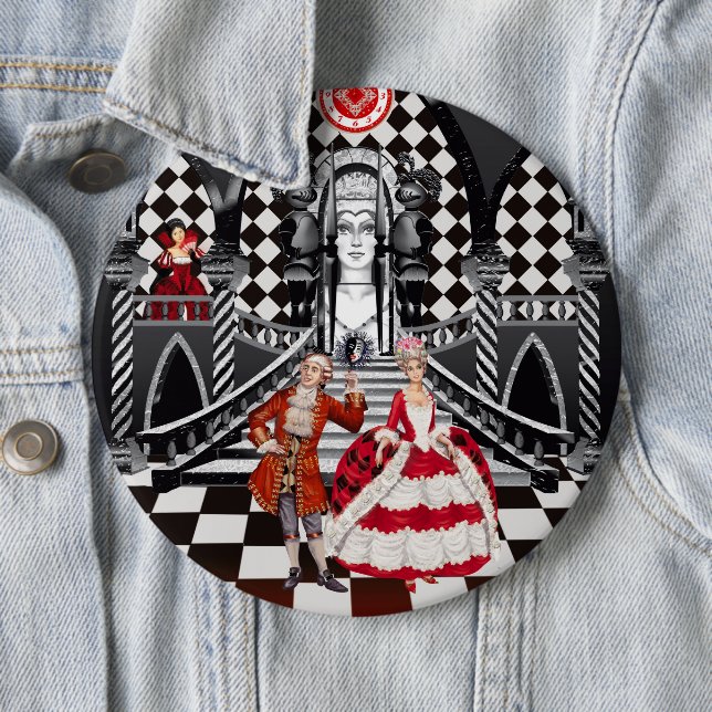 Carnival in a Magical land 6 Inch Round Button (In Situ)