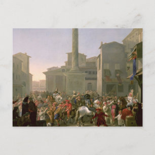 Carnival in Rome, c.1650-51 Postcard