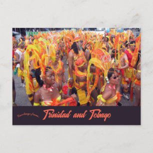 Carnival in Trinidad and Tobago Postcard