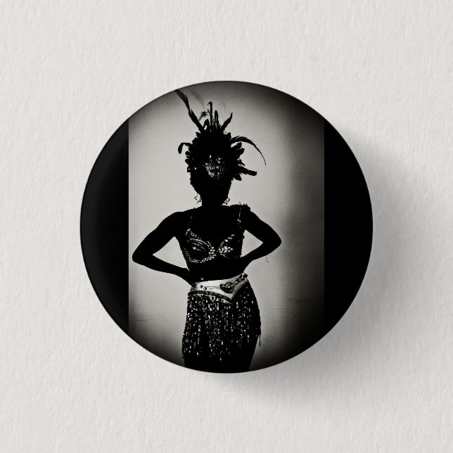 carnival is a b**** 1 inch round button (Front)