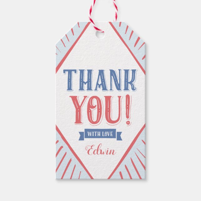 Carnival Kids Thank You Favour Gift Tag (Front)