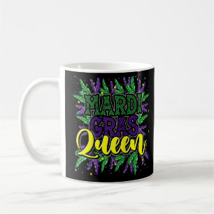 Carnival Lover Women Girls  Mardi Gras Queen Mardi Coffee Mug