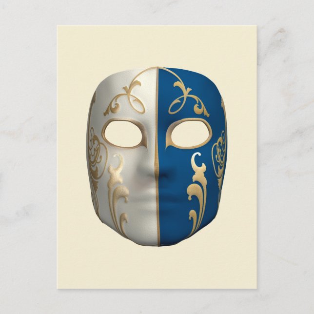 Carnival Mask Postcard (Front)
