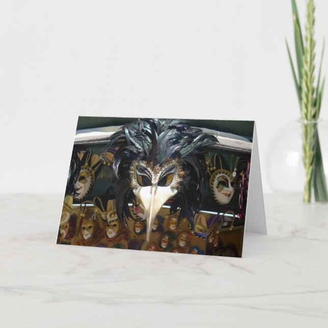 Carnival Mask, Venice, Italy – card (Front)
