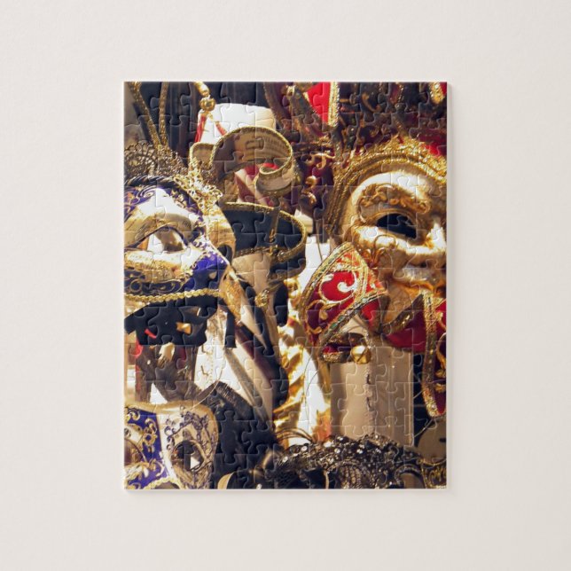 Carnival Masks from Venice Jigsaw Puzzle (Vertical)