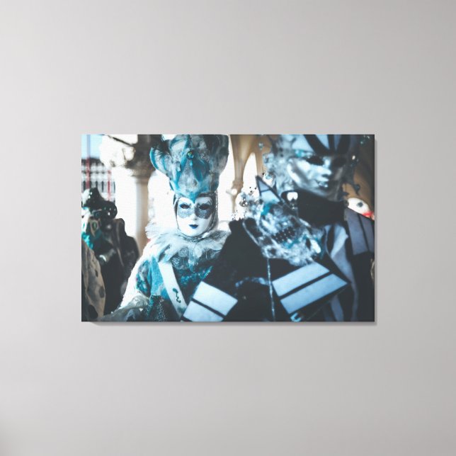 Carnival masks in Venice, Italy Canvas Print (Front)
