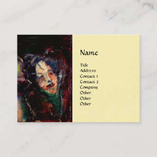 CARNIVAL NIGHT IN VENICE Venetian Masquerade Masks Business Card