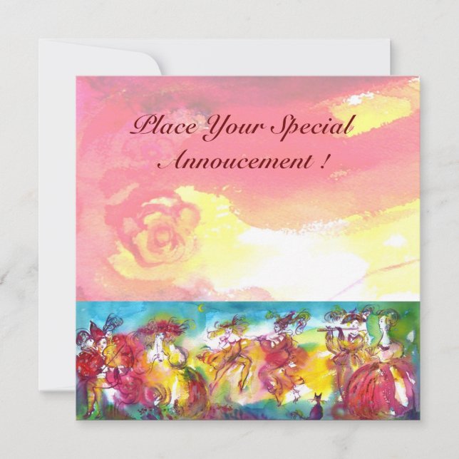 CARNIVAL NIGHT, Mardi Gras Masqureade ,Dance,Music (Front)