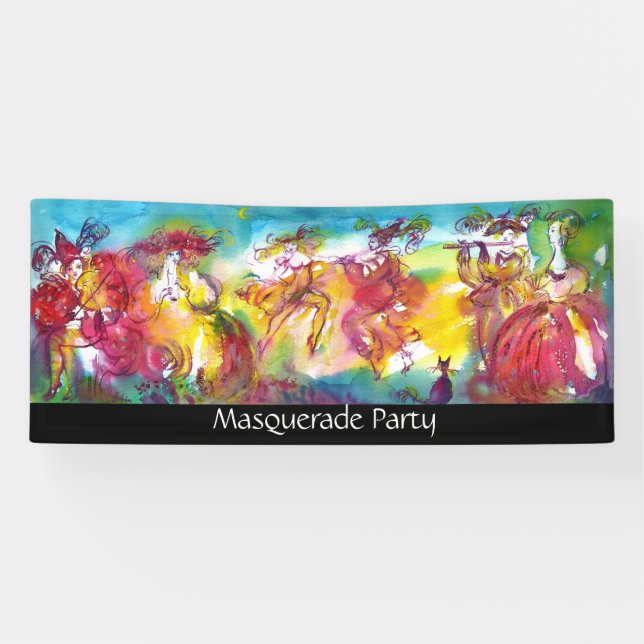 CARNIVAL NIGHT / Venetian Masquerade,Dance Music Banner (Horizontal)