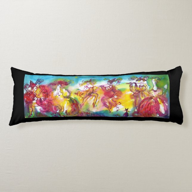 CARNIVAL NIGHT / Venetian Masquerade,Dance Music Body Pillow (Front)