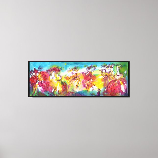 CARNIVAL NIGHT / Venetian Masquerade,Dance Music Canvas Print (Front)