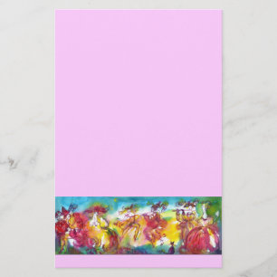 CARNIVAL NIGHT / Venetian Masquerade,Dance Music Stationery