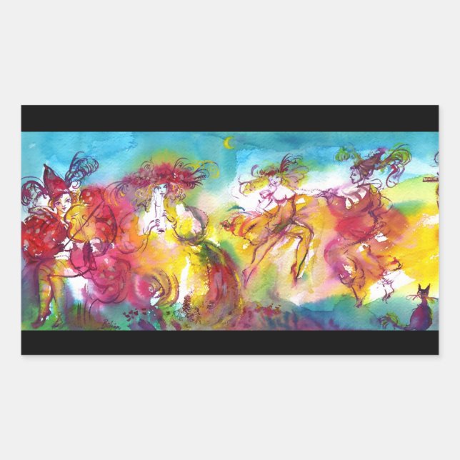 CARNIVAL NIGHT / Venetian Masquerade,Dance Music Sticker (Front)