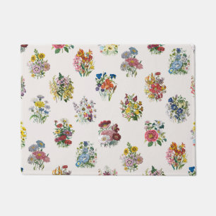 Carnival of flowers doormat