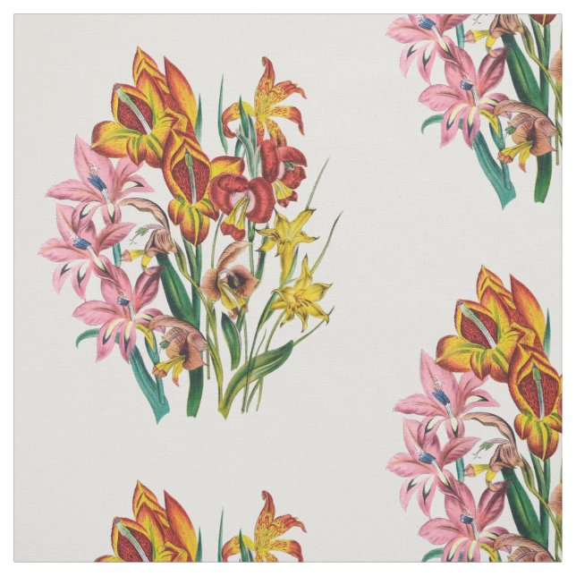 Carnival of flowers fabric (Swatch)