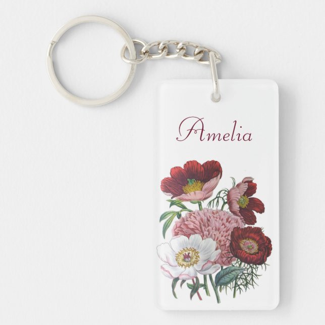 Carnival of flowers keychain (Front)