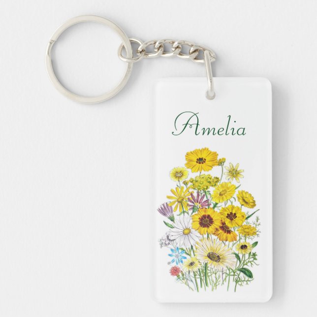 Carnival of flowers keychain (Front)