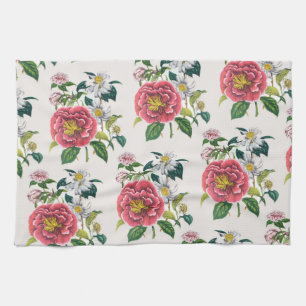 Carnival of flowers kitchen towel