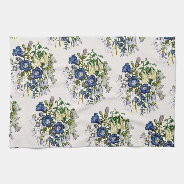 Carnival of flowers kitchen towel (Horizontal)