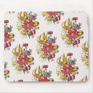 Carnival of flowers mouse pad