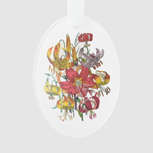Carnival of flowers ornament (Front)