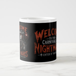 Carnival of Nightmares Creepy Clown Halloween Mug