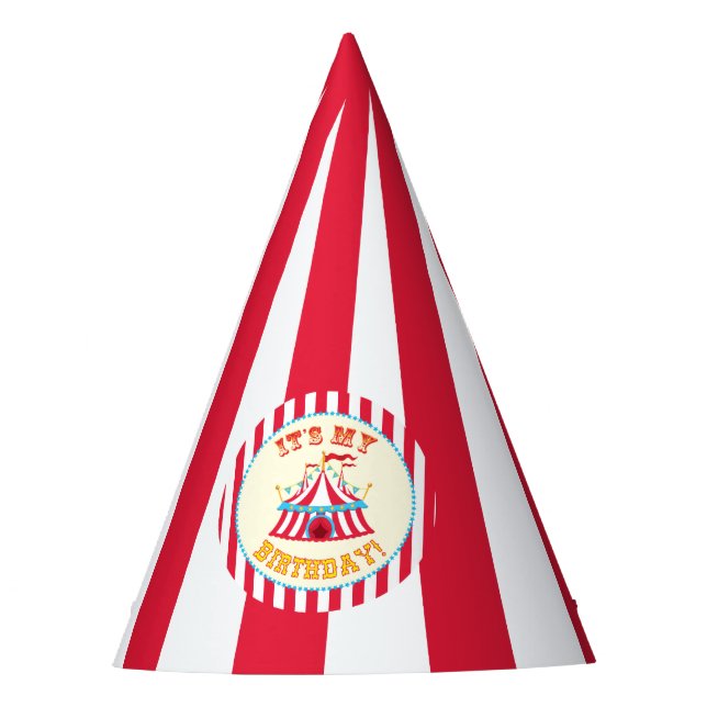 Carnival or Circus Party Party Hat (Front)