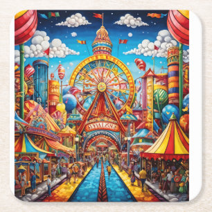Carnival Paper Coaster