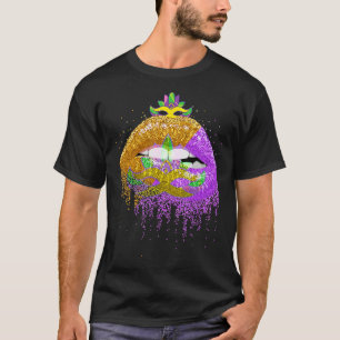 Carnival Party Costume Masquerade Lips Women Gift  T-Shirt