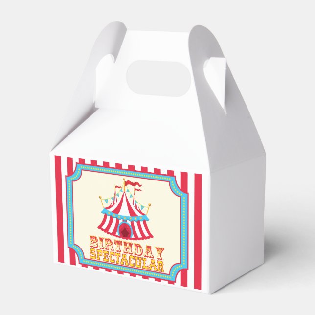 Carnival Party, Custom Favour Box (Front Side)