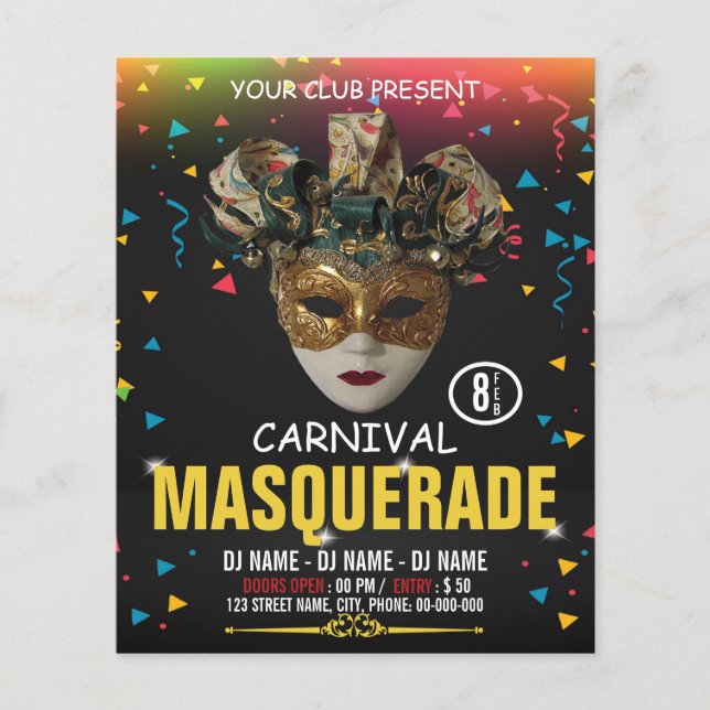 Carnival Party Flyer (Front)