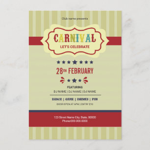 Carnival Party Flyer Invitation