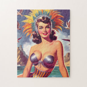 Carnival Pin-up Jigsaw Puzzle