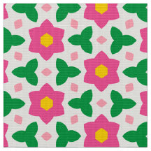 CARNIVAL - Pink Botanical Flowers on Cute Floral