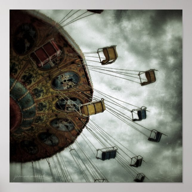 Carnival Ride 1 Square Poster (Front)