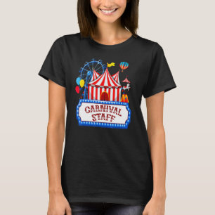 Carnival Staff Circus Event Birthday Ringmaster Fa T-Shirt
