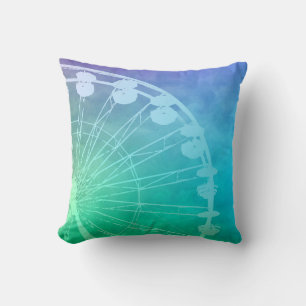 Carnival Summer design Throw Pillow