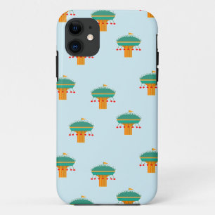 carnival swing on blue iPhone 11 case