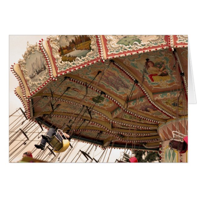 Carnival Swings 5x7 Card (Front Horizontal)