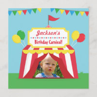 Carnival Themed Kids Birthday Party Photo