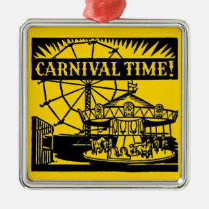 Carnival Time Metal Ornament