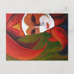 "Carnivale" Acrylic Painting - Postcard