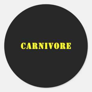 Carnivore Classic Round Sticker