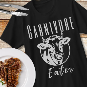 Carnivore Eater Cow Head Meat Lovers Unisex T-Shirt