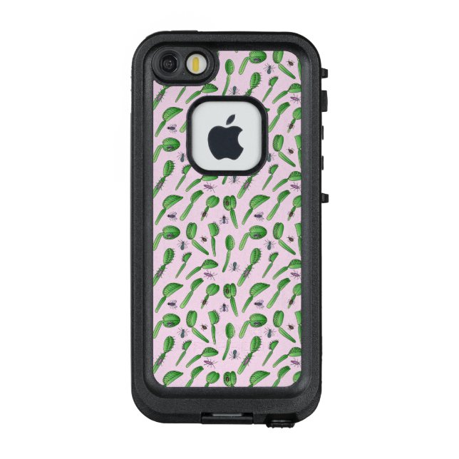 Carnivores pink LifeProof iPhone case (Back)