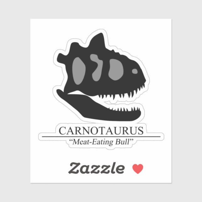 Carnotaurus Skull (Sheet)