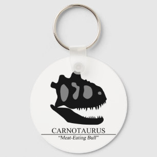 Carnotaurus Skull Keychain