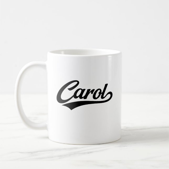 Carol name first last family gifts coffee mug (Left)