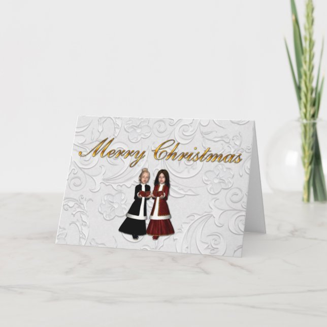 Carol Singers - Carte de Noël (Devant)