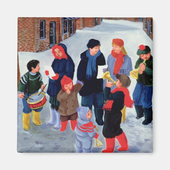 Carol Singers Magnet (Front)